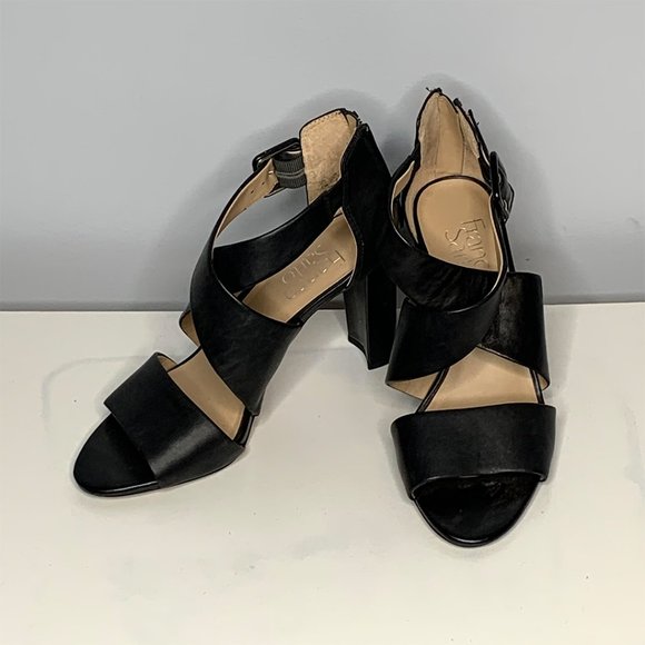 Franco Sarto - Leather Strapped Heels - Picture 1 of 2